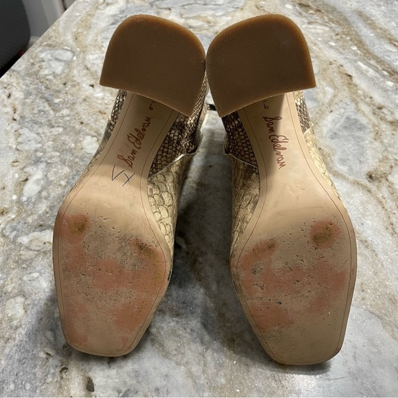 Sam Edelman CODIE Snakeskin Booties Women’s 9M - Picture 10 of 11